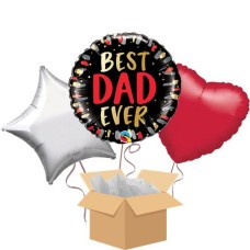 Best Dad Ever Balloon Bouquet - 18
