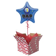 Star #1 Dad Balloon Gift (1 Balloon)