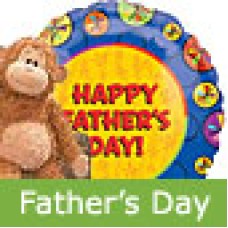 Father's Day Balloon and Monkey Gift Pack (1 Balloon)