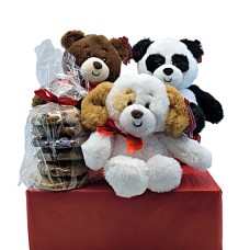 Bears & Puppy Cookie Gift (1 Dozen Bear)