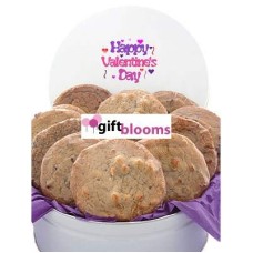 Valentine's Day 3lb Tin - 12 Gourmet Cookies