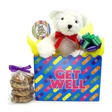 Get Well Teddy Bear Bouquet (1 Dozen)