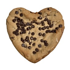 Valentines Heart Chocolate Chip Cookie Cake (10