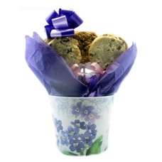 Purple Floral Cookie Bouquet (1.5 Dozen)