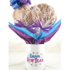 Happy New Year Stemmed Tin (1/2 Dozen)