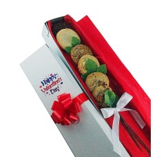 Valentine's Day Cookie Long Stem Gift (1 Dozen)