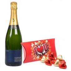 CHAMPAGNE AND CHOCOLATES I LOVE U