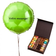 Easter Chocolate And Balloon (CHOICE OF BOX 350G)
