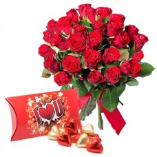 RED TEMPTATION - 20 roses