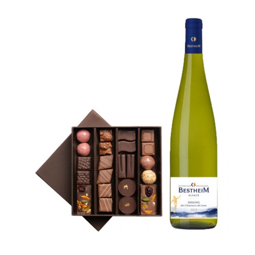 CHOCOLATES AND WINE FROM ALSACE (24 Chocolates)