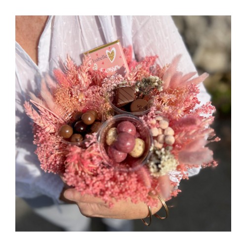 Personalized chocolate bouquet