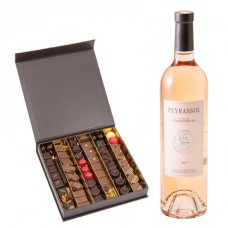 CHOCOLATES AND ROSÉ WINE FROM PROVENCE (NUMBER OF CHOCOLATES (35))