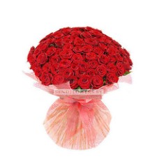 VIP bouquet of 101 red roses
