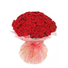 VIP bouquet of 101 red roses