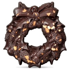 Large Festive Wreath | Dark Chocolate
