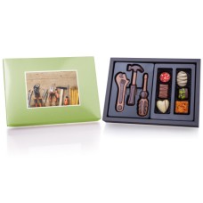 Chocolates with photos - tools and pralines