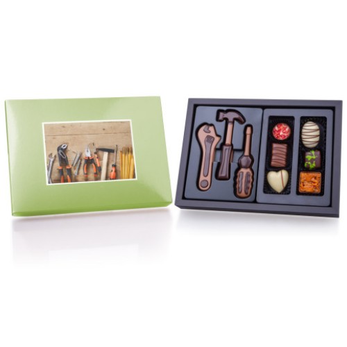 Chocolates with photos - tools and pralines