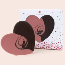 ChocoHeart of dark chocolate and Ruby