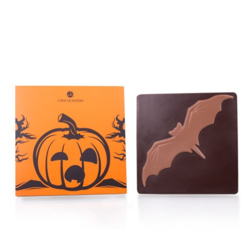 Chocolate bar with a bat