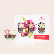3 chocolate daisies