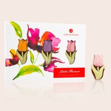 Dark chocolate tulips
