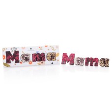 Dark chocolate letters - MAMA