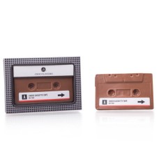 Milk chocolate audio cassette