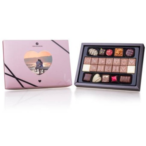 Telegram I love you with pralines