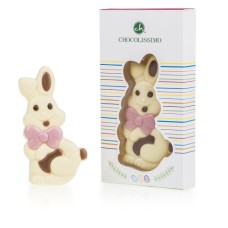 White chocolate bunny