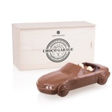 Chocolate BMW Z3 in a wooden box