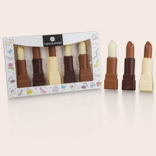 Chocolate lipstick set