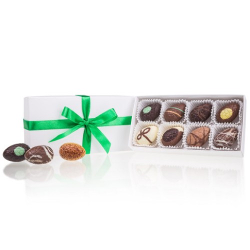 Chocolate eggs - White XL