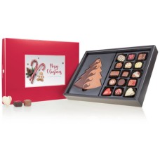 Xmas ChocoPostcard Maxi - Red - Pralines and chocolate