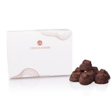 Chocolate truffles with salted caramel