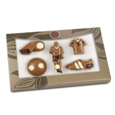 Chocolate footballer set