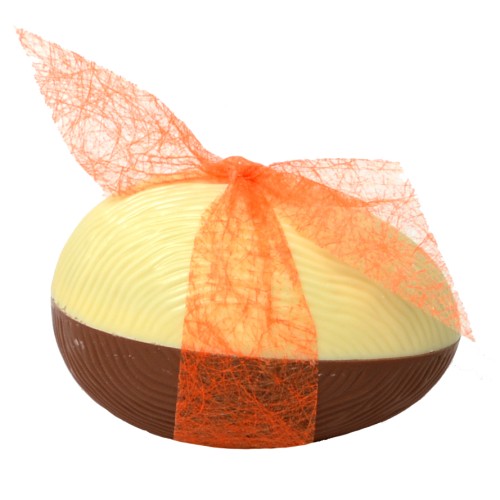 Filled Easter egg white and milk chocolate 290 grams