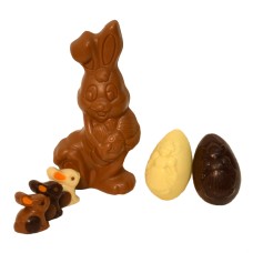 Easter Bunny Easter Eggs And Easter Bunnies Filled With Praline