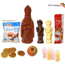 Giant delicious Sinterklaas package with marzipan