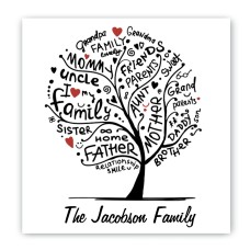 Family Roots Canvas Sign