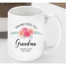 Promoted to Grandma Coffee Cup
