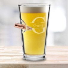 Personalized Bullet Pint Glass - 16oz