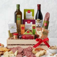 Deluxe Meat & Cheese Gift Crate Deluxe Meat & Cheese Gift Crate