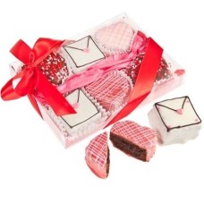 Valentine's Brownie Gift Box of 6