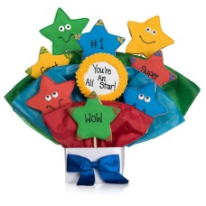 Super Stars Cookie Bouquet (12 Cookies)