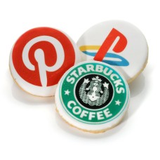 Direct Imprint Iced Round Sugar Shortbread Cookie