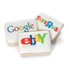 Direct Imprint Iced Rectangle Sugar Shortbread Cookie