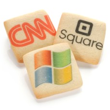 Direct Imprint Square Sugar Shortbread Cookie