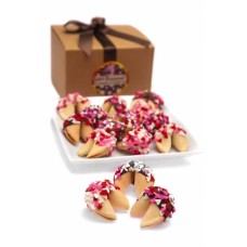 Heart Sprinkles Fortune Cookies -Gift Boxed (Gift Box of 12)