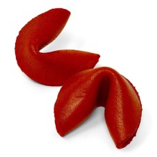 Color Fortune Cookie- Mandarin Red