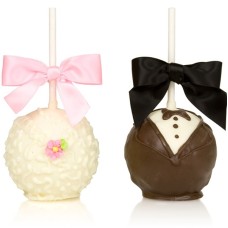Chocolate Bride and Groom Crisple Set of 2